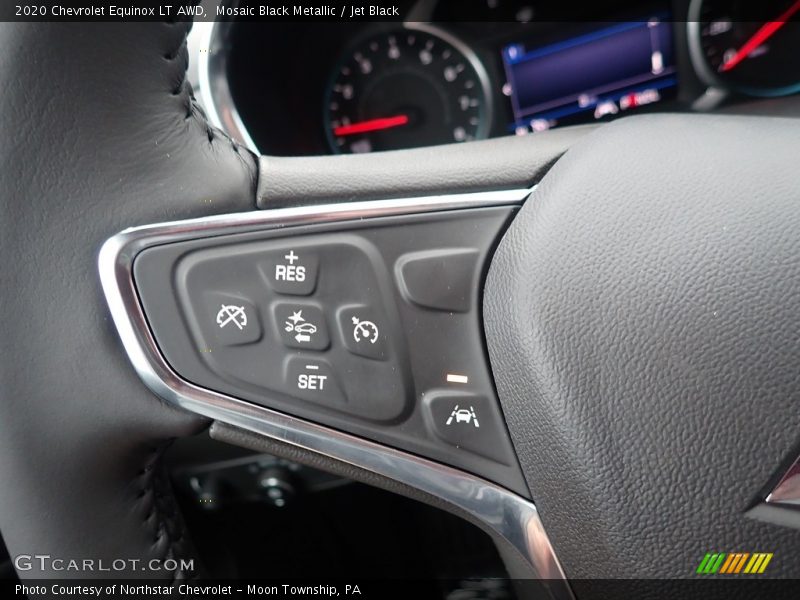 Mosaic Black Metallic / Jet Black 2020 Chevrolet Equinox LT AWD