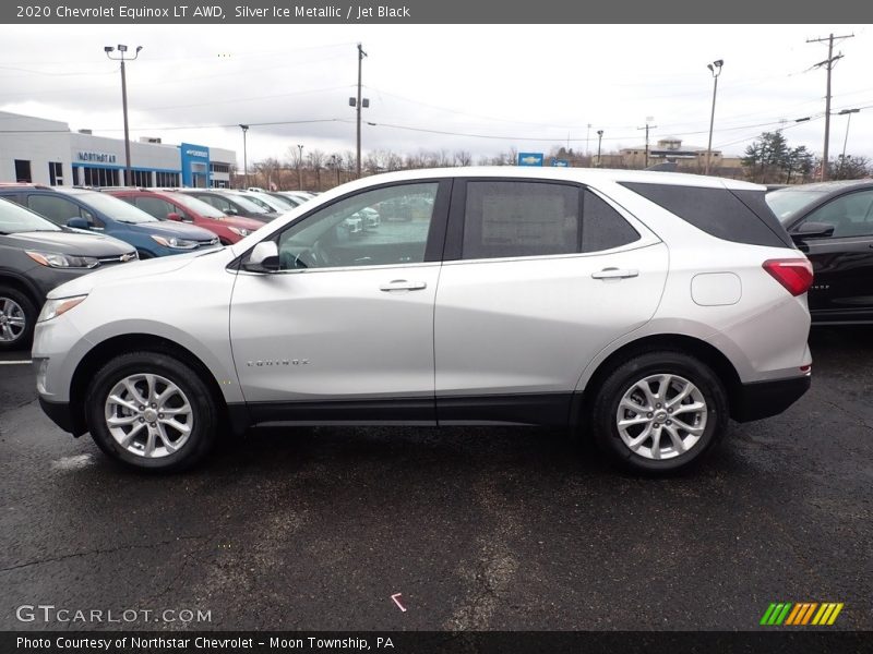 Silver Ice Metallic / Jet Black 2020 Chevrolet Equinox LT AWD