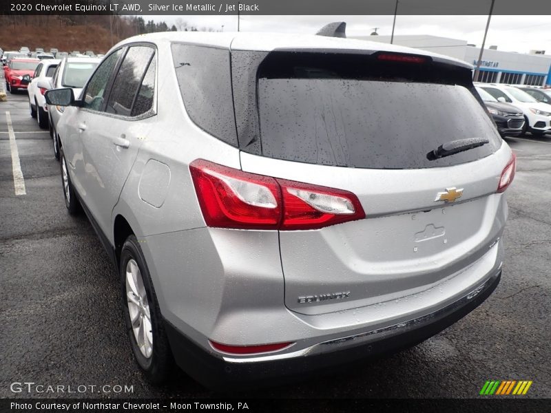 Silver Ice Metallic / Jet Black 2020 Chevrolet Equinox LT AWD