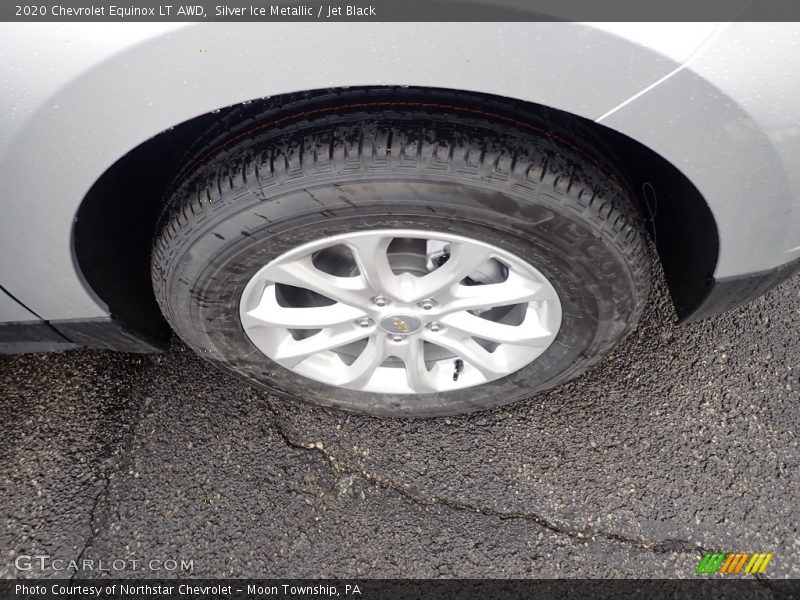 Silver Ice Metallic / Jet Black 2020 Chevrolet Equinox LT AWD