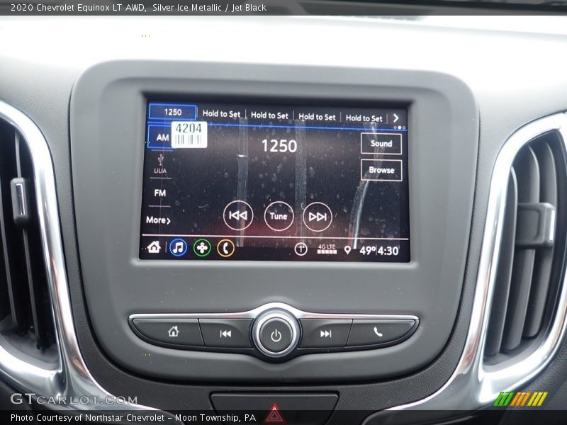 Silver Ice Metallic / Jet Black 2020 Chevrolet Equinox LT AWD