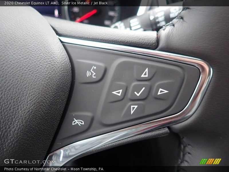 Silver Ice Metallic / Jet Black 2020 Chevrolet Equinox LT AWD