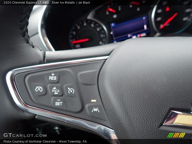 Silver Ice Metallic / Jet Black 2020 Chevrolet Equinox LT AWD