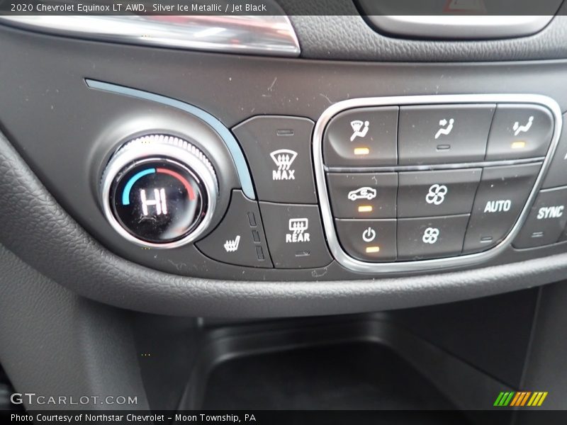 Silver Ice Metallic / Jet Black 2020 Chevrolet Equinox LT AWD