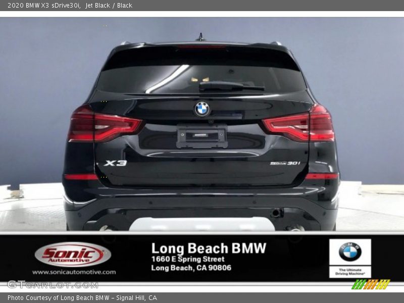 Jet Black / Black 2020 BMW X3 sDrive30i