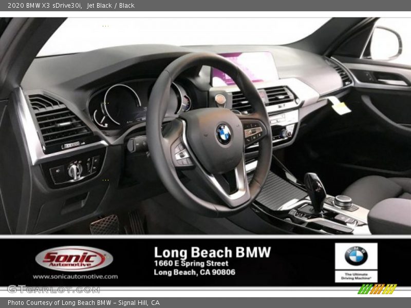 Jet Black / Black 2020 BMW X3 sDrive30i