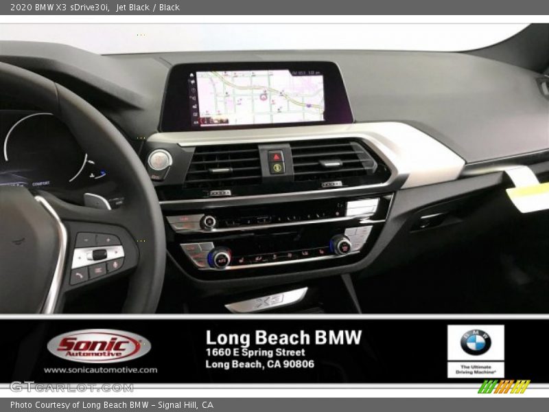 Jet Black / Black 2020 BMW X3 sDrive30i
