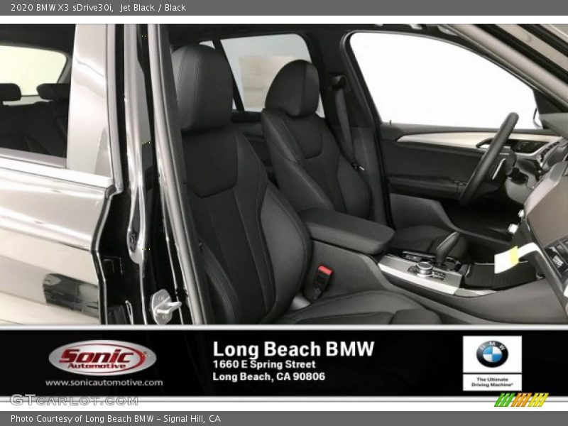 Jet Black / Black 2020 BMW X3 sDrive30i
