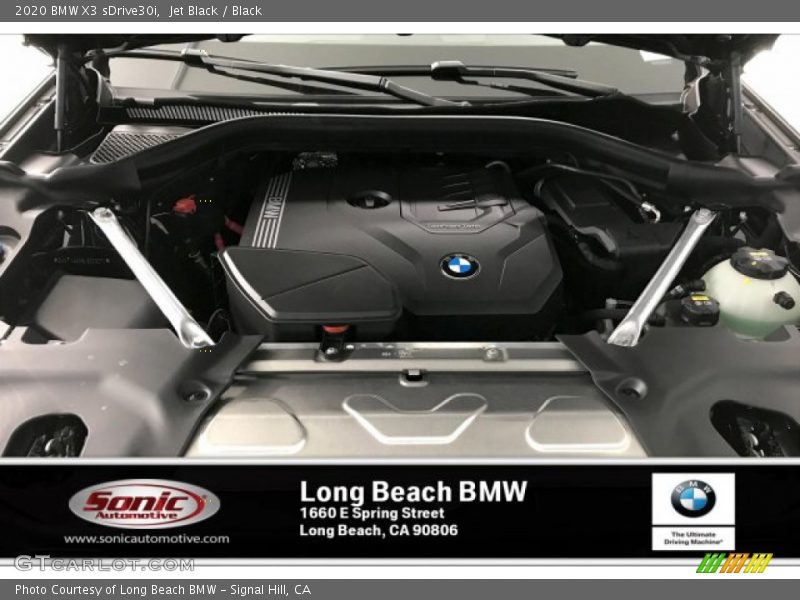 Jet Black / Black 2020 BMW X3 sDrive30i