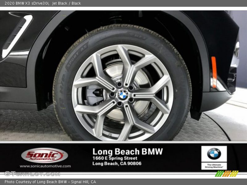 Jet Black / Black 2020 BMW X3 sDrive30i