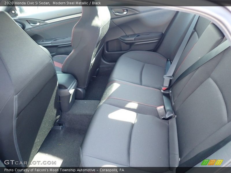 Modern Steel Metallic / Black 2020 Honda Civic Si Sedan
