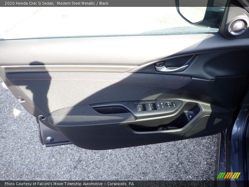 Modern Steel Metallic / Black 2020 Honda Civic Si Sedan