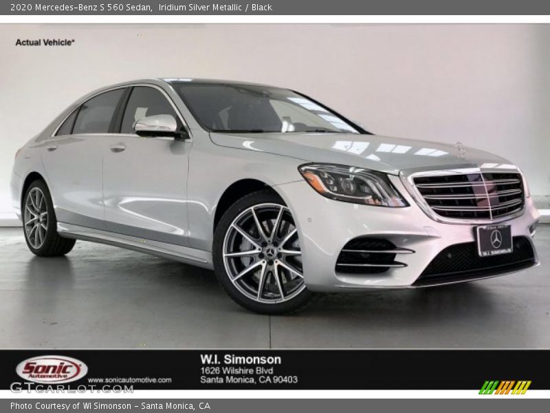 Iridium Silver Metallic / Black 2020 Mercedes-Benz S 560 Sedan