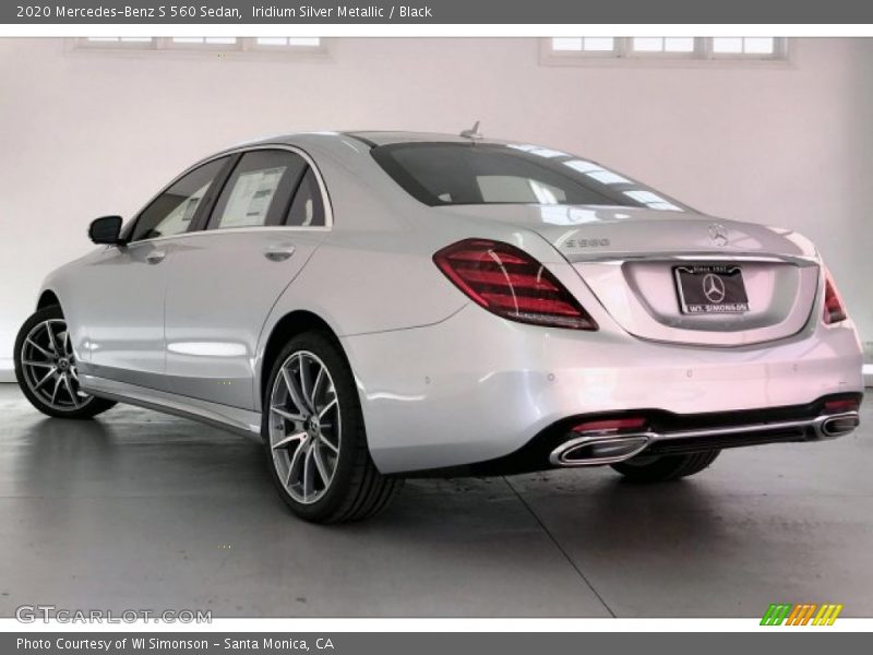 Iridium Silver Metallic / Black 2020 Mercedes-Benz S 560 Sedan