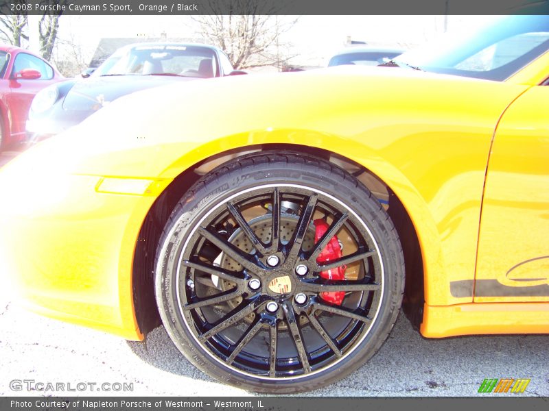 Orange / Black 2008 Porsche Cayman S Sport