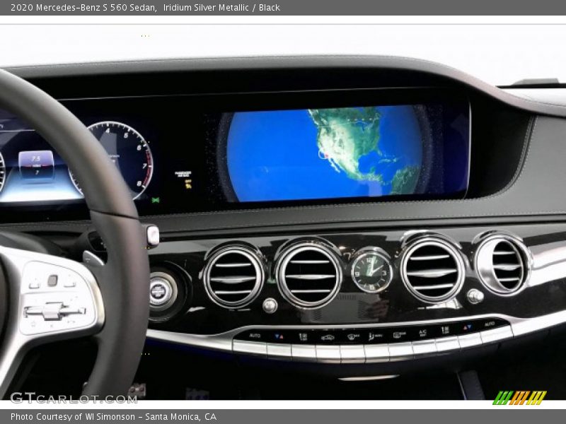 Iridium Silver Metallic / Black 2020 Mercedes-Benz S 560 Sedan