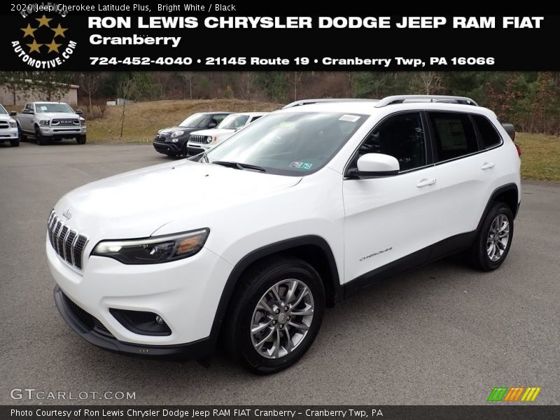Bright White / Black 2020 Jeep Cherokee Latitude Plus