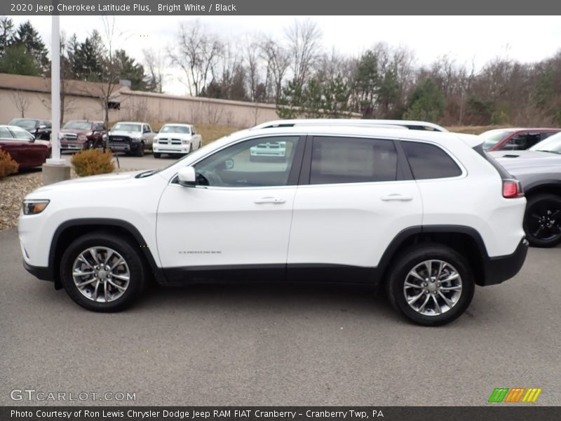 Bright White / Black 2020 Jeep Cherokee Latitude Plus