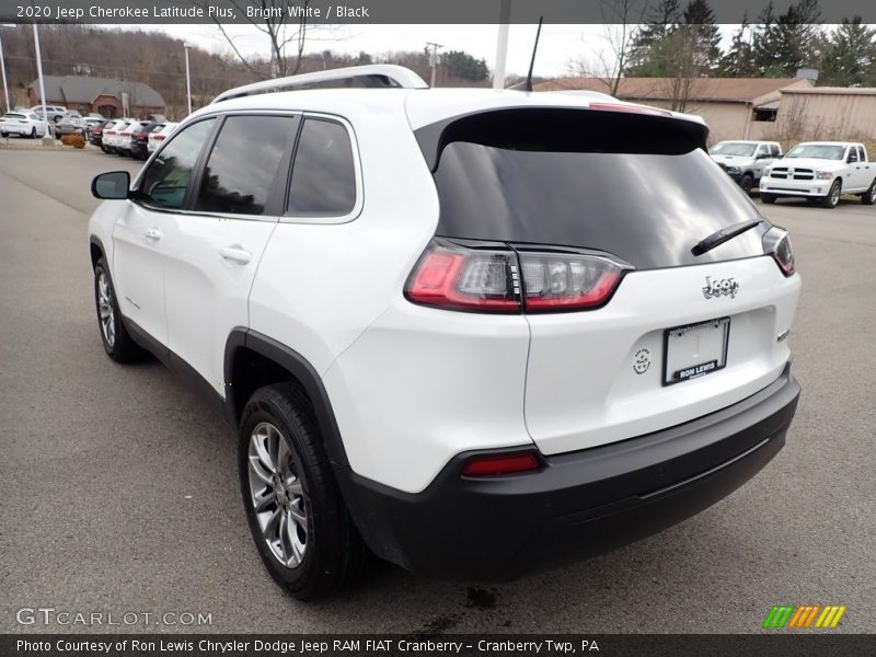 Bright White / Black 2020 Jeep Cherokee Latitude Plus