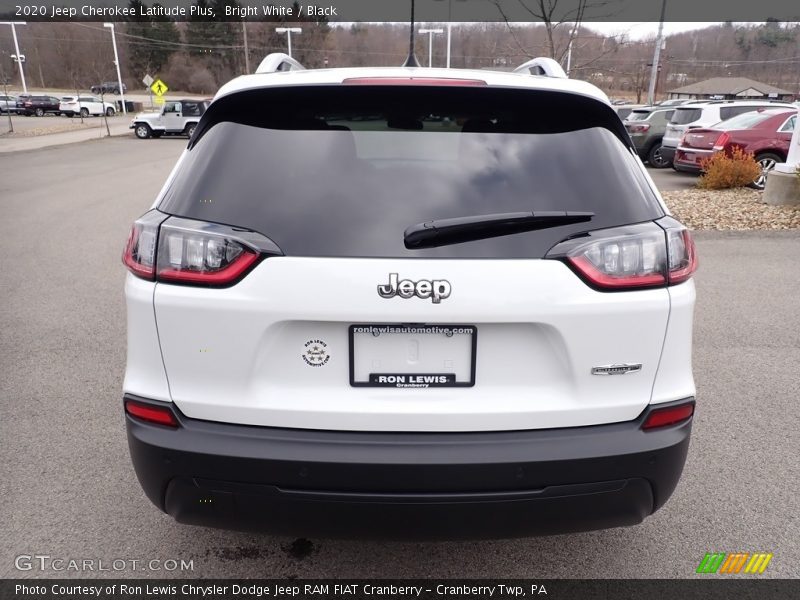 Bright White / Black 2020 Jeep Cherokee Latitude Plus