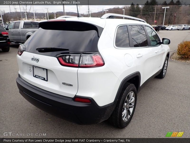 Bright White / Black 2020 Jeep Cherokee Latitude Plus