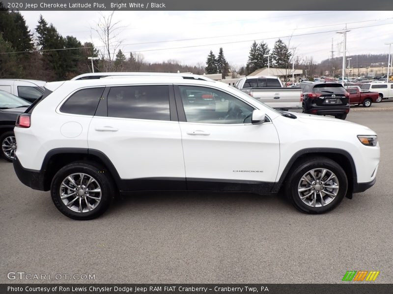 Bright White / Black 2020 Jeep Cherokee Latitude Plus