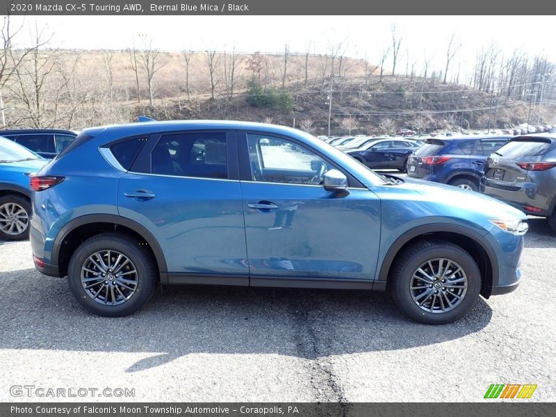 Eternal Blue Mica / Black 2020 Mazda CX-5 Touring AWD