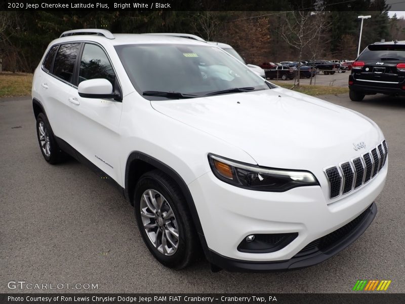 Bright White / Black 2020 Jeep Cherokee Latitude Plus