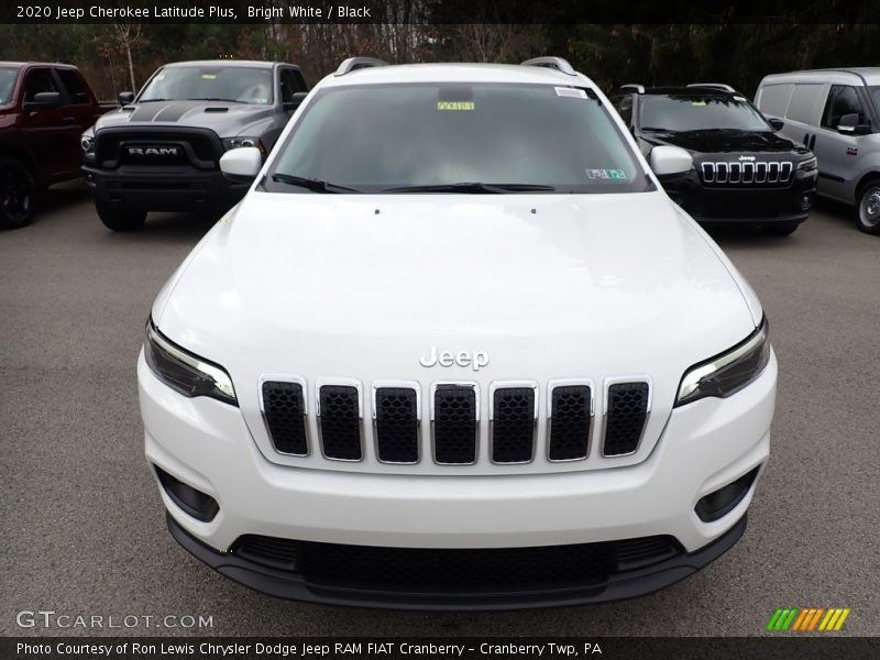 Bright White / Black 2020 Jeep Cherokee Latitude Plus