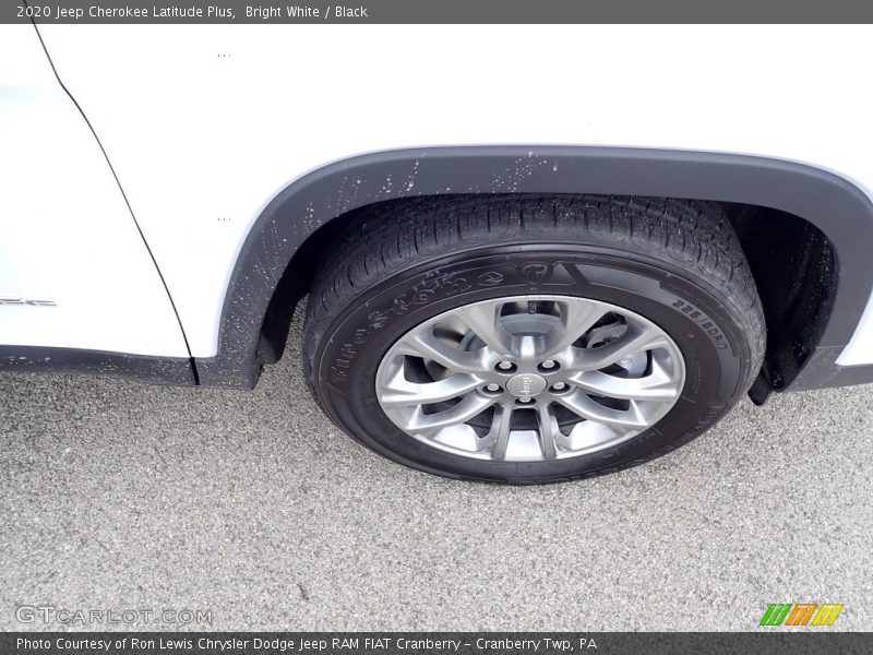 Bright White / Black 2020 Jeep Cherokee Latitude Plus