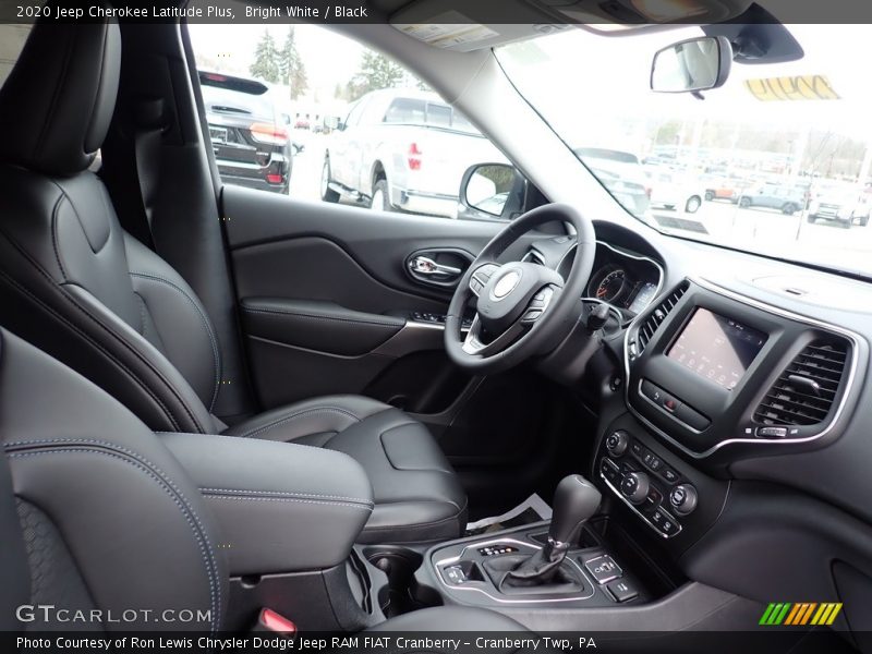 Bright White / Black 2020 Jeep Cherokee Latitude Plus