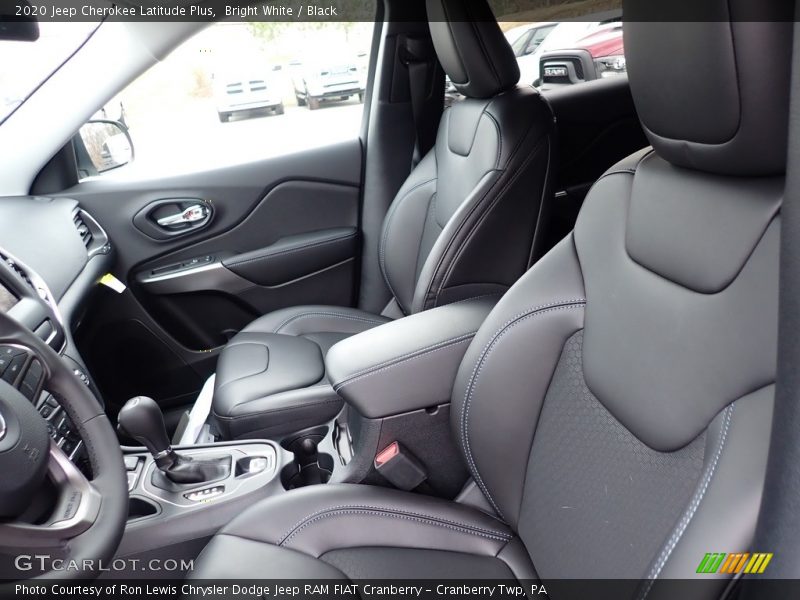 Bright White / Black 2020 Jeep Cherokee Latitude Plus