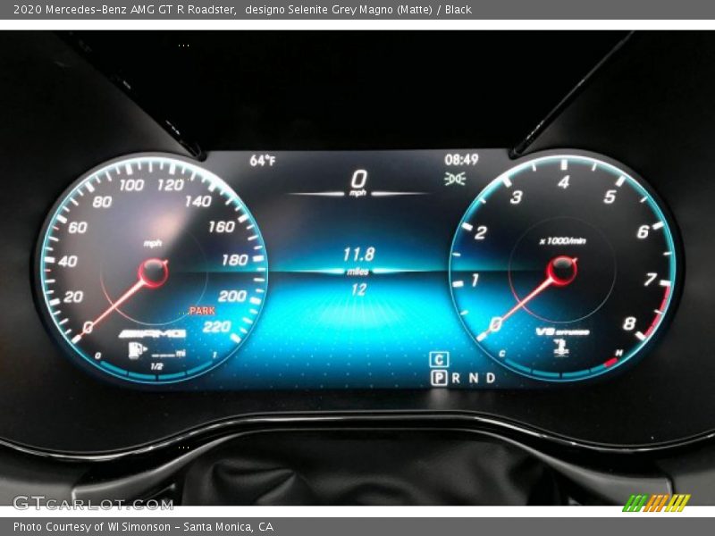  2020 AMG GT R Roadster R Roadster Gauges