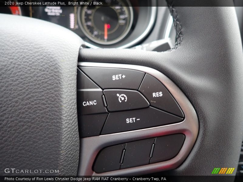 Bright White / Black 2020 Jeep Cherokee Latitude Plus