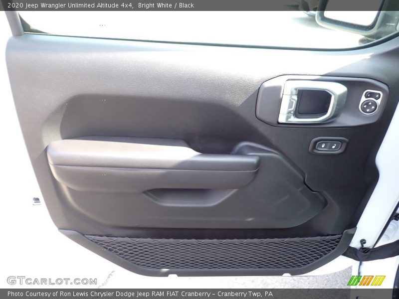 Bright White / Black 2020 Jeep Wrangler Unlimited Altitude 4x4