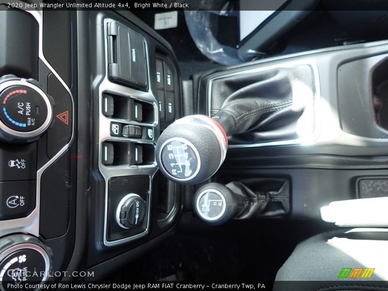 Bright White / Black 2020 Jeep Wrangler Unlimited Altitude 4x4
