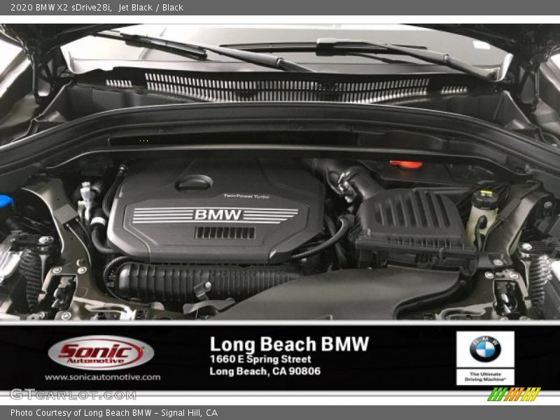 Jet Black / Black 2020 BMW X2 sDrive28i