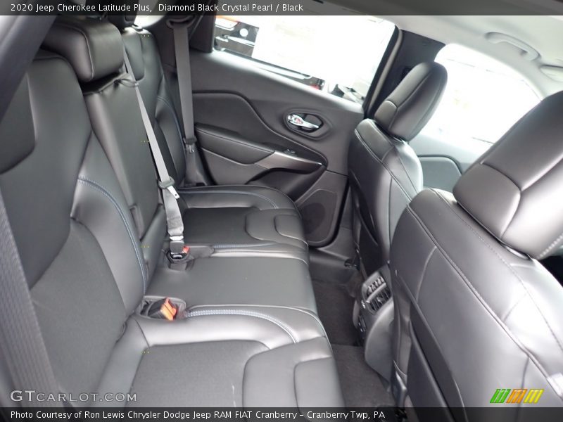 Diamond Black Crystal Pearl / Black 2020 Jeep Cherokee Latitude Plus