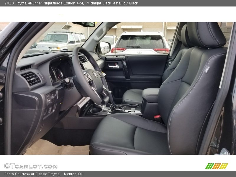 Front Seat of 2020 4Runner Nightshade Edition 4x4