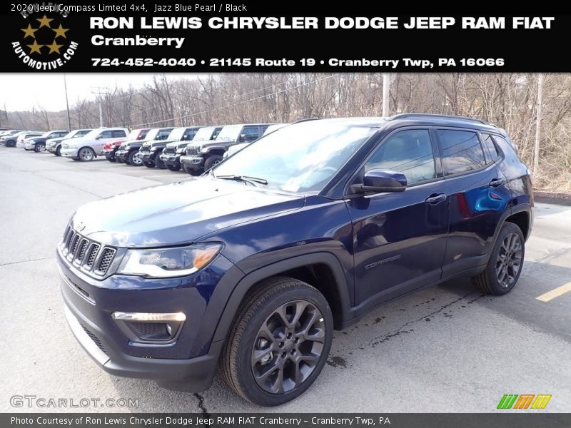Jazz Blue Pearl / Black 2020 Jeep Compass Limted 4x4