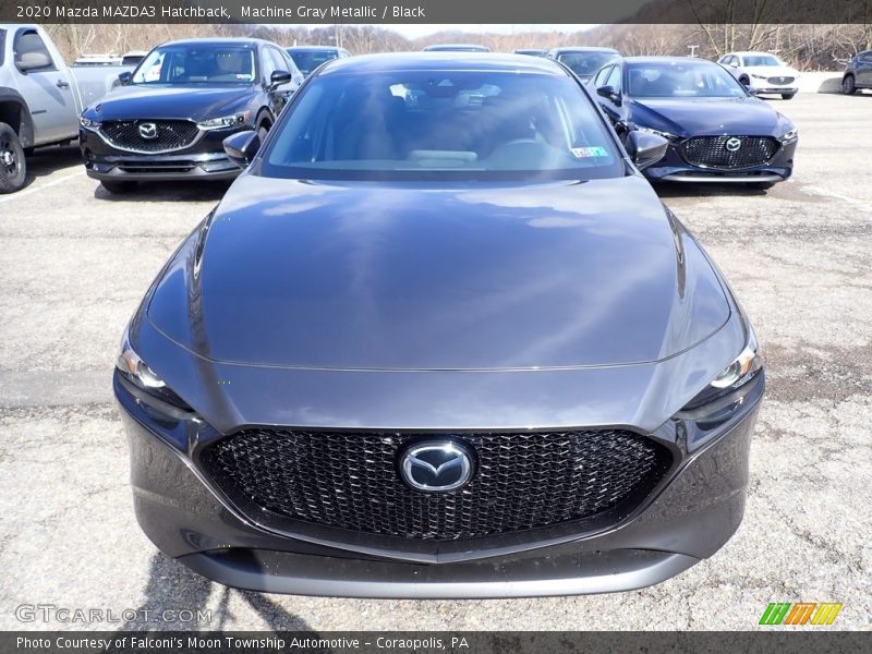 Machine Gray Metallic / Black 2020 Mazda MAZDA3 Hatchback