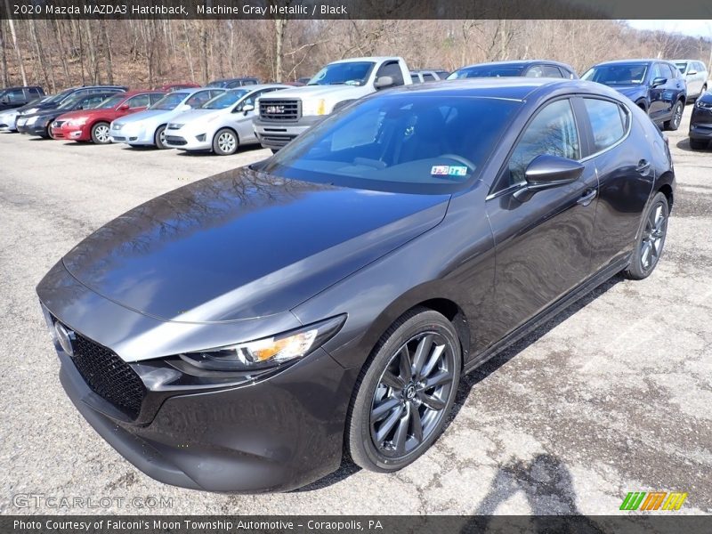 Machine Gray Metallic / Black 2020 Mazda MAZDA3 Hatchback