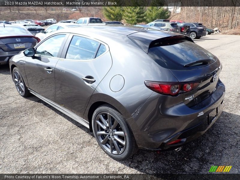 Machine Gray Metallic / Black 2020 Mazda MAZDA3 Hatchback