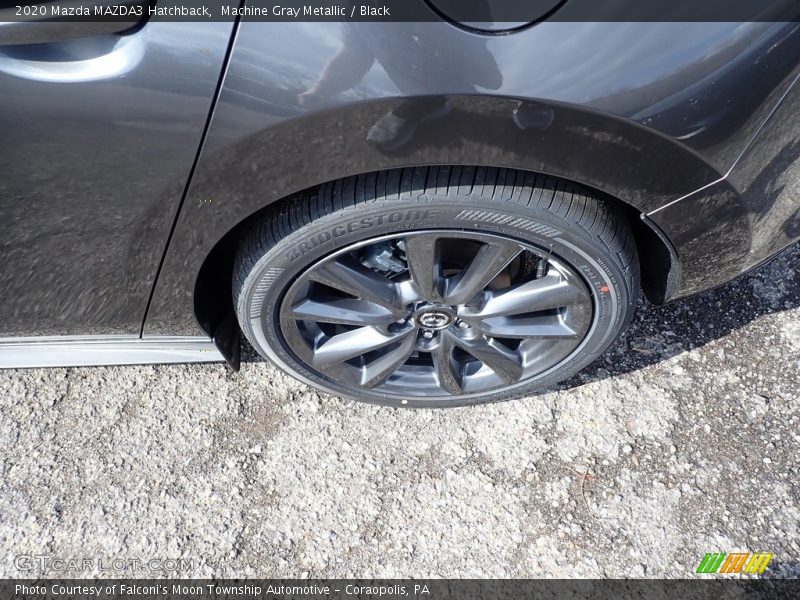 Machine Gray Metallic / Black 2020 Mazda MAZDA3 Hatchback