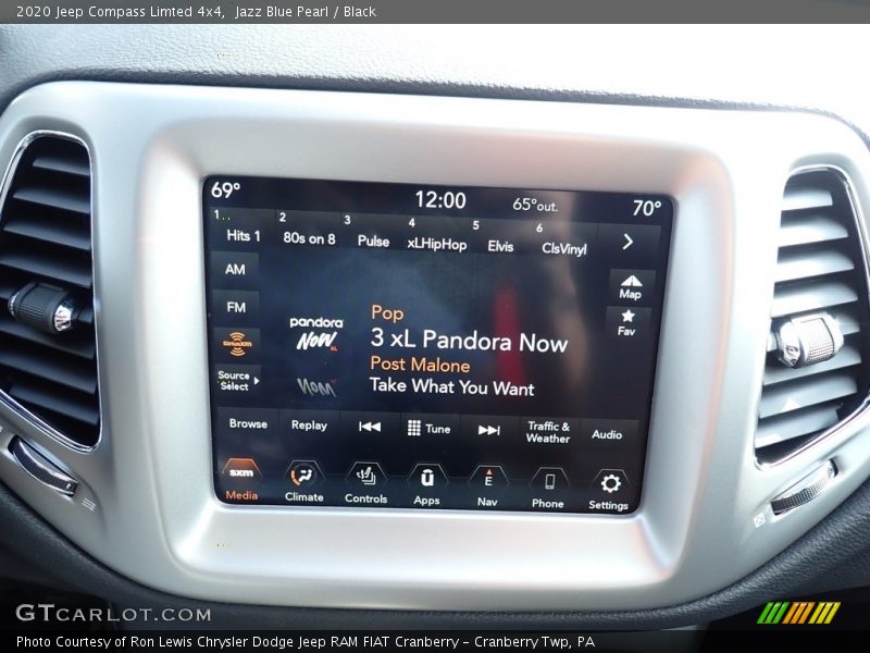 Jazz Blue Pearl / Black 2020 Jeep Compass Limted 4x4