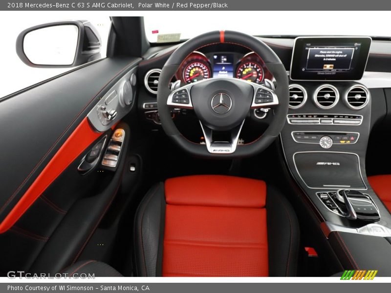 Front Seat of 2018 C 63 S AMG Cabriolet