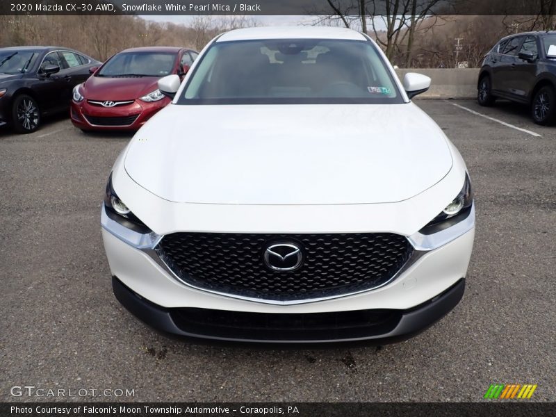 Snowflake White Pearl Mica / Black 2020 Mazda CX-30 AWD