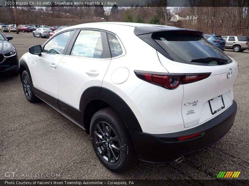 Snowflake White Pearl Mica / Black 2020 Mazda CX-30 AWD