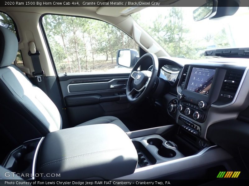 Granite Crystal Metallic / Black/Diesel Gray 2020 Ram 1500 Big Horn Crew Cab 4x4