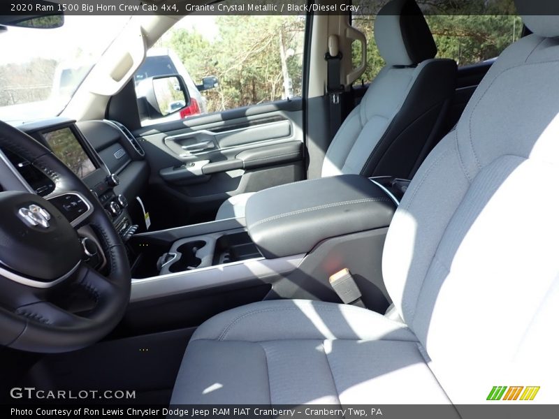 Granite Crystal Metallic / Black/Diesel Gray 2020 Ram 1500 Big Horn Crew Cab 4x4
